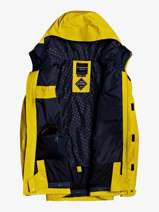 Men QUICKSILVER Mission GORE-TEX 2L snow jacket SULPHUR EQYTJ03253 3