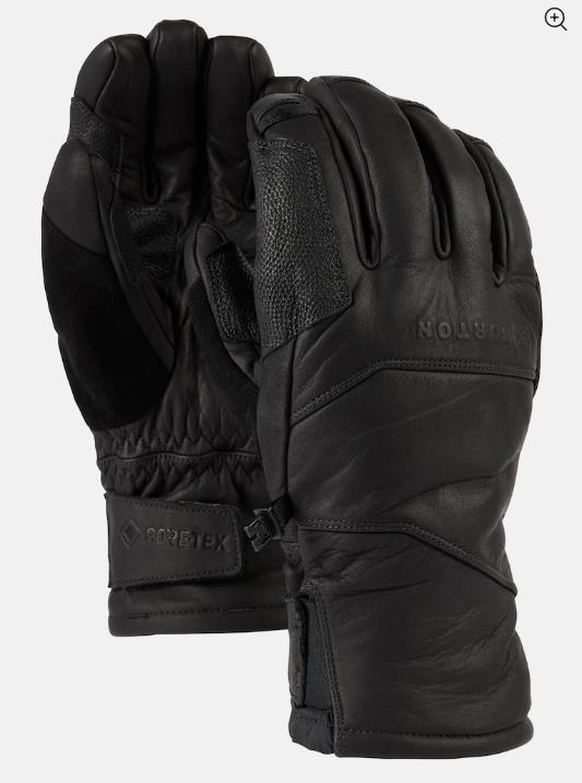 BURTON [ak] Clutch GORE-TEX Leather Gloves TRUE BLACK - 1