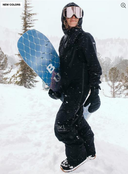 Women's BURTON [ak] Kimmy GORE-TEX 2L Bib Pants TRUE BLACK - 1
