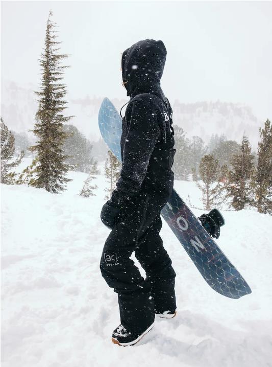 Women's BURTON [ak] Kimmy GORE-TEX 2L Bib Pants TRUE BLACK - 2