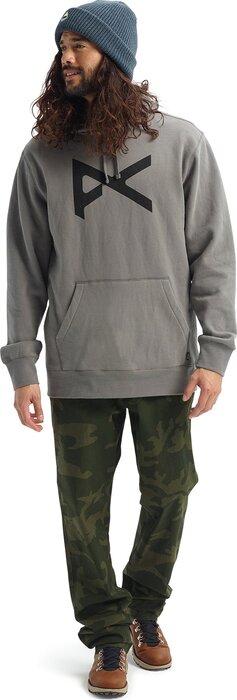 Mens ANON Po Hoodie CHARCOAL GRAY  21534100020 2