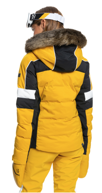 Women ROXY Snowblizard Jacket HONEY ERJTJ03382-YLV0 - 2