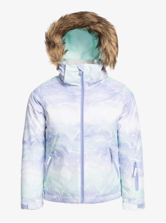 Women ROXY Jet Ski Se Girl Jacket FAIR AQUA SEOUS RG ERGTJ03145-BDY3 - 1
