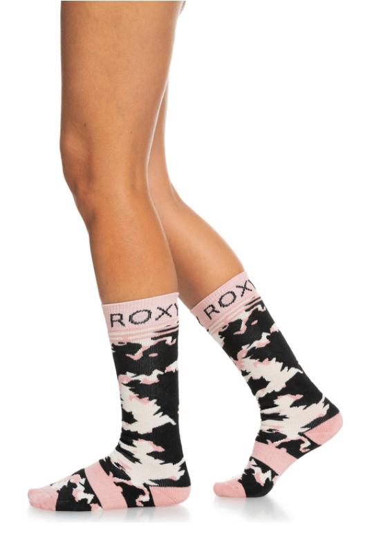 Women ROXY Misty Socks TRUE BLACK NIMAL ERJAA04022-KVJ3 - 2