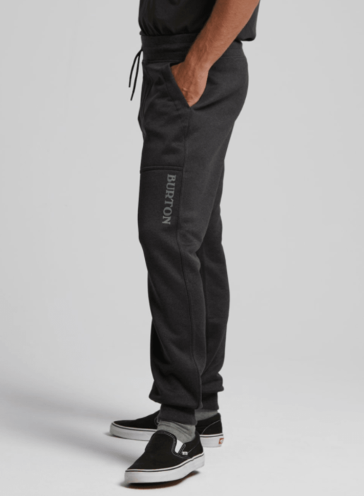 Mens BURTON Oak Fleece Pants TRUE BLACK HEALTER 205941 001