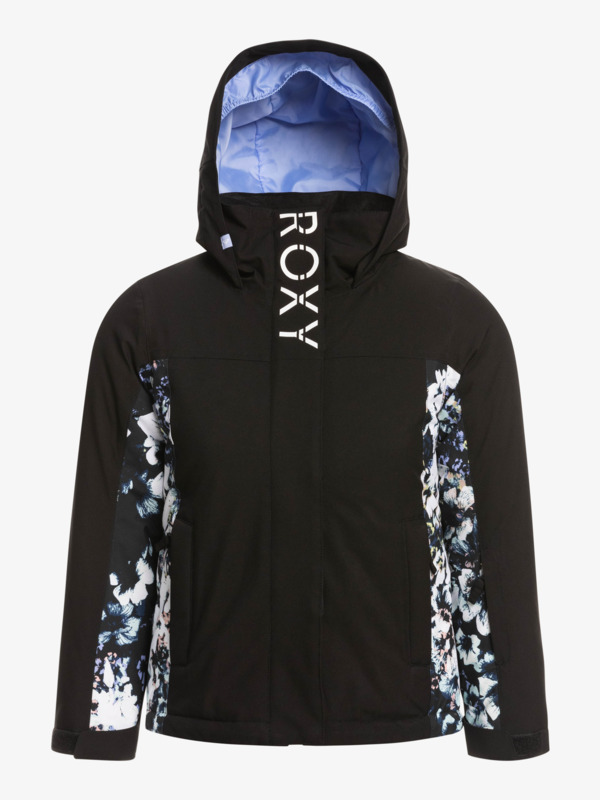 Women ROXY Galaxy Snow Jacket TRUE BLACK BLACK FLOWERS ERGTJ03136-KVJ1 - 1
