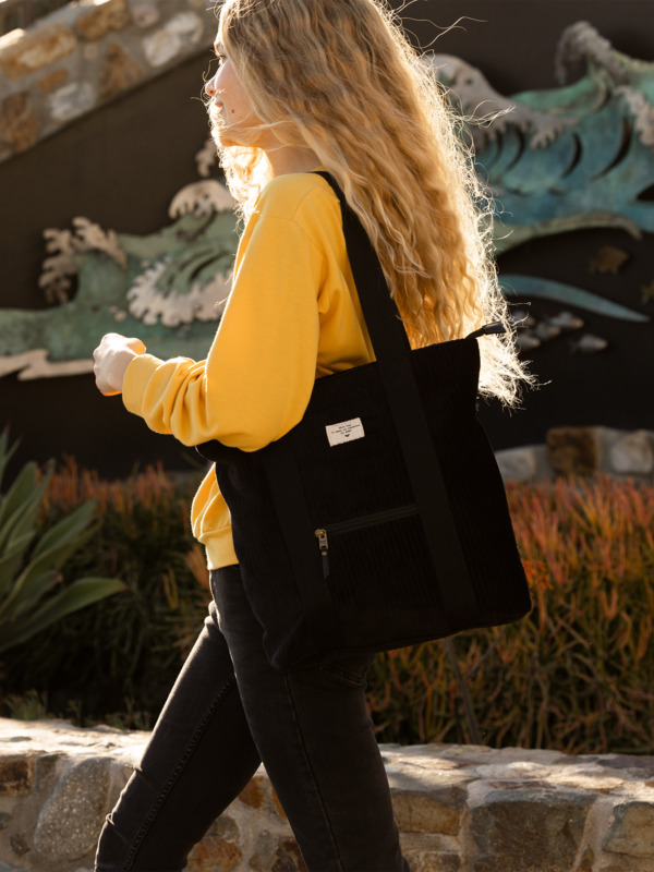 Women ROXY Sunny Rivers Beach Bag ANTHRACITE  ERJBP04546-KVJ0 - 1