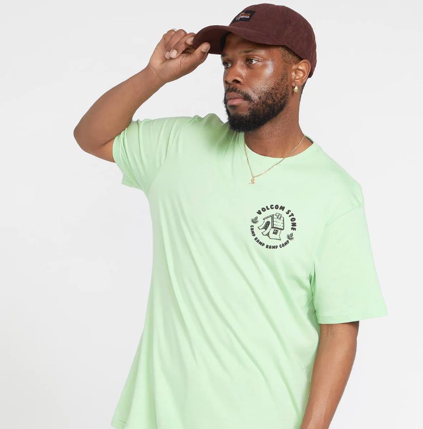 Men VOLCOM V Ent FAT Tony T-Shirt CELADON - 1