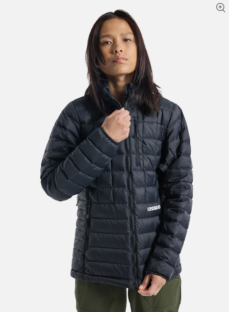 Womens BURTON Mid-Heat Insulated Down Jacket TRUE BLACK 233821-001  - 1