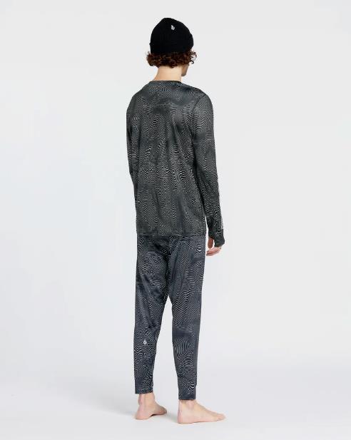 Men VOLCOM M V-Science Crew BLACK PRINT 2
