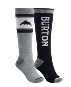 Women's BURTON Weekend Midweight Socks 2-Pack TRUE BLACK - 1