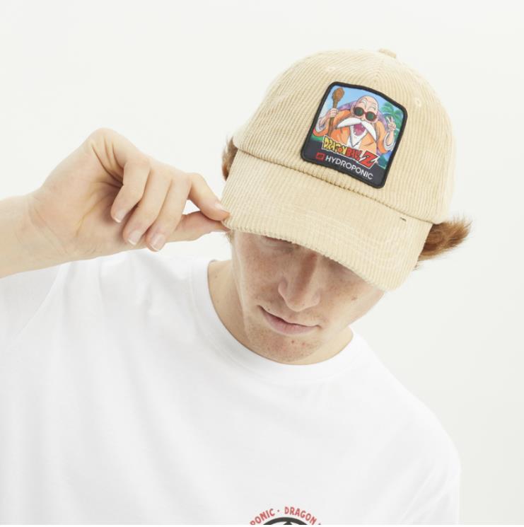 Men HYDROPONIC Cap Dragon Ball Z KAME SENNIN SAND CORDUROY - 1