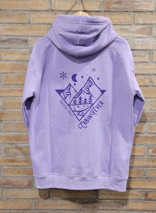 CABIN FEVER X LFM Moontan Logo Hodie LILA 2