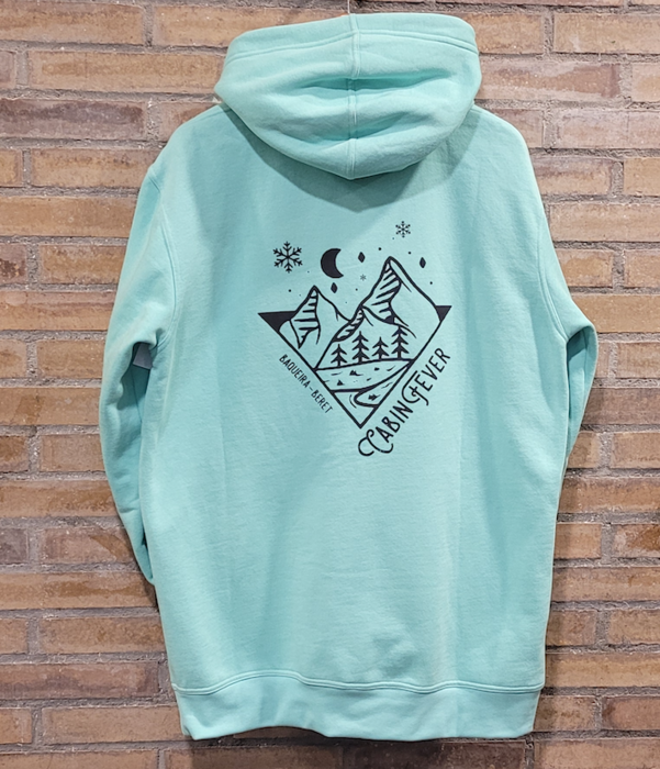 CABIN FEVER X LFM Moontan Logo Hodie MINT 2