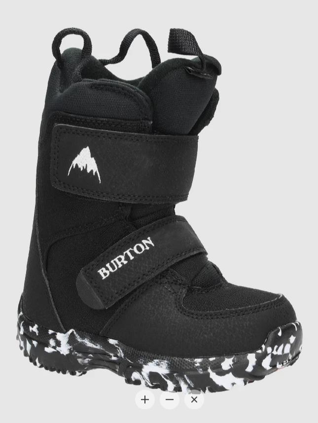 Kids' BURTON Mini Grom Snowboard Boots BLACK - 1