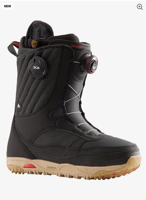 Women's BURTON Limelight BOA® Snowboard Boots BLACK - 1