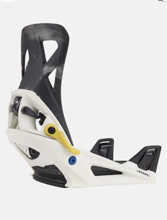 Men's BURTON Step On® Re:Flex Snowboard Bindings WHITE/GRAPHIC - 1