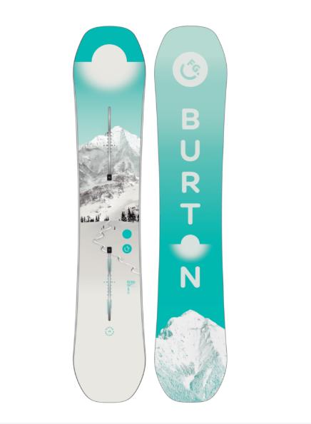 BURTON Women's Feelgood Camber Snowboard - 1