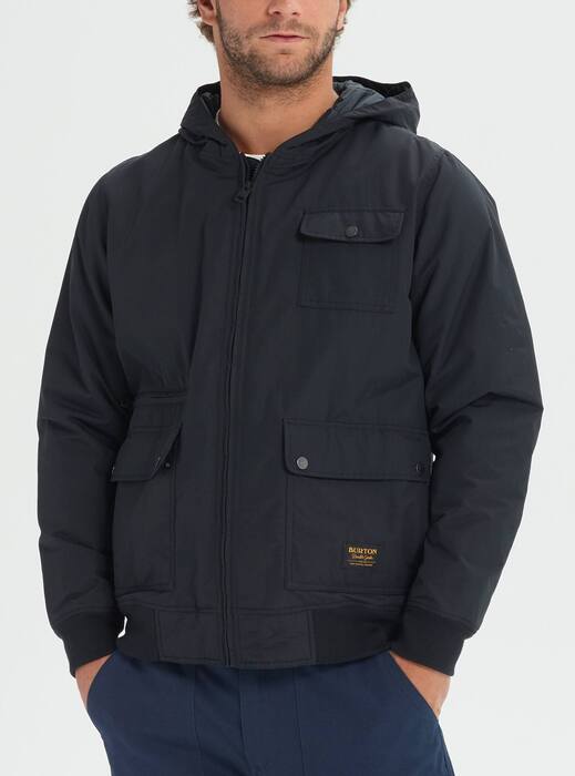 Mens BURTON Banyon Bomber TRUE BLACK 20525100001 1