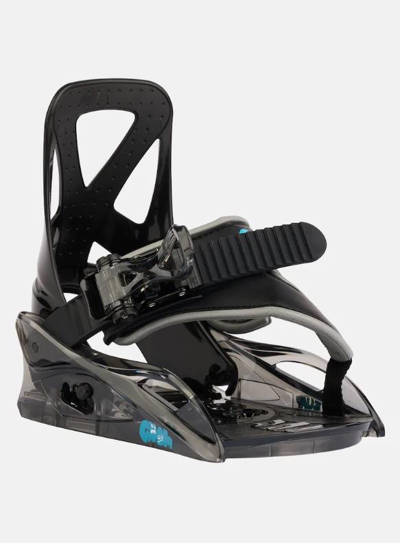 Kids' BURTON Grom Disc Snowboard Bindings BLACK - 2