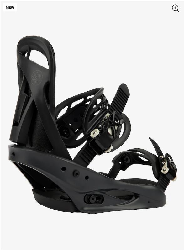 Women's BURTON Citizen Re:Flex Snowboard Bindings BLACK - 1