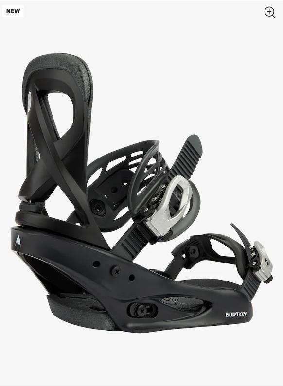 Women's BURTON Scribe Re:Flex Snowboard Bindings BLACK - 1