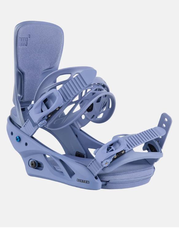 Women's BURTON Lexa Re:Flex Snowboard Bindings STATE BLUE/LOGO - 2