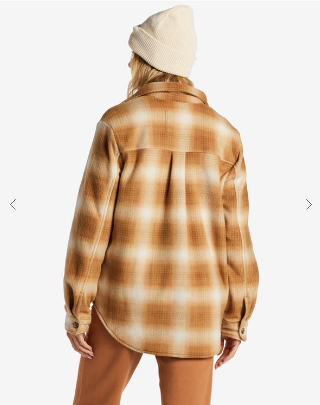 Girl BILLABONG Forge Shirt Jacket CARAMEL - 2