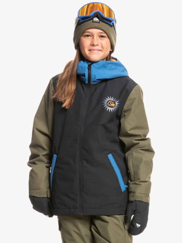 Kids QUIKSILVER In The Hood Youth Jacket TRUE BLACK EQBTJ03154 KVJ0 - 1