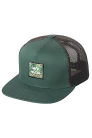 RVCA Print Trucker Cap SPINACH U5CPRO RVFO 1