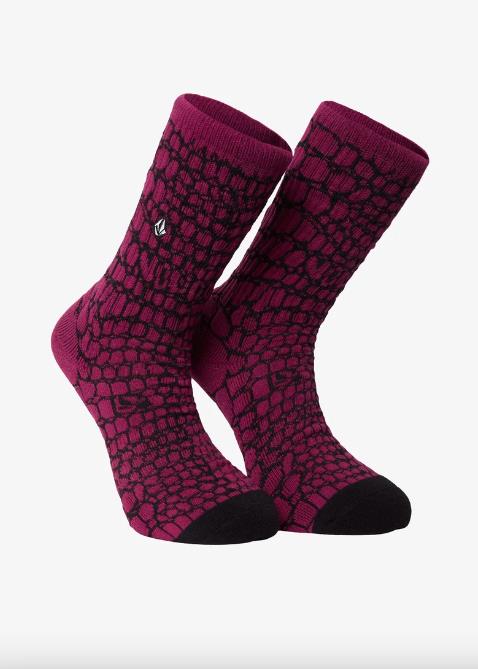 VOLCOM Todd Bradtrud Sock PLUM - 1