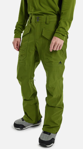 Mens BURTON Southside 2L Pants - Slim Fit CALLA GREEN 101931-305 - 1