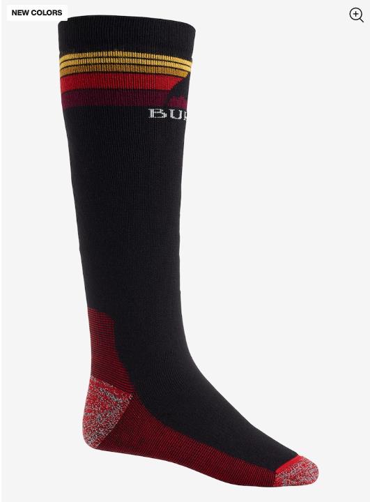 Men's BURTON Midweight Emblem Socks TRUE BLACK - 1