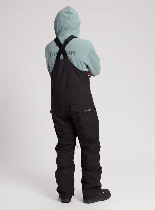 Men's BURTON Reserve Bib Pants TRUE BLACK - 2