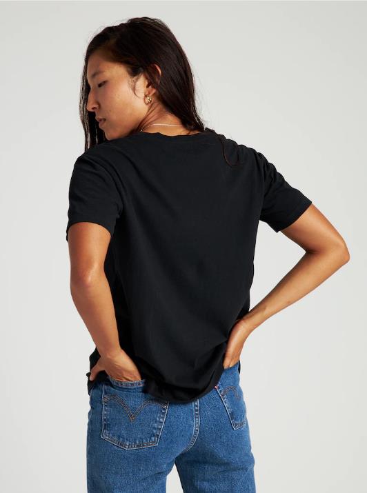 Women's BURTON Vault Short Sleeve T-Shirt TRUE BLACK - 2