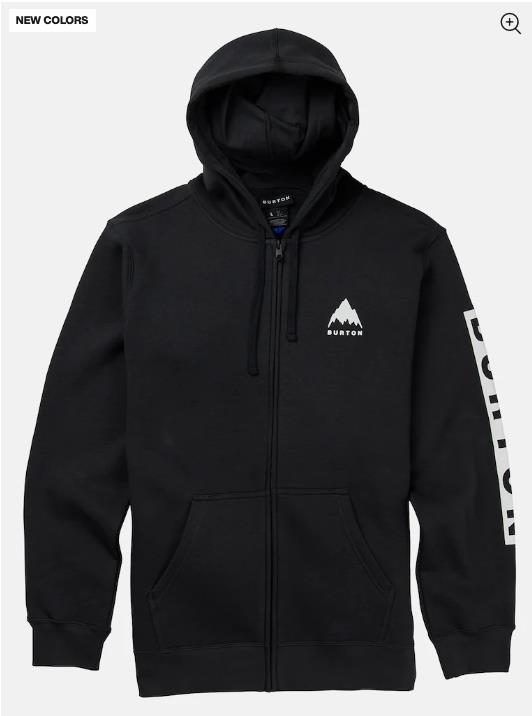 BURTON Elite Full-Zip Hoodie TRUE BLACK - 2