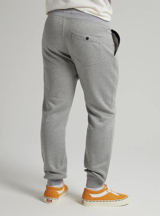 Men's BURTON Oak Fleece Pants GREY HEATHER - 2