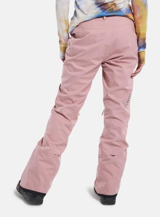Women's BURTON Reserve Stretch 2L Bib Pants POWDER BLUSH - 2