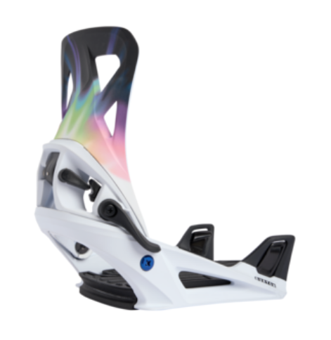 Mens BURTON Step On Re:Flex Snowboard Bindings WHITE / CLOUD BURST 172831 102