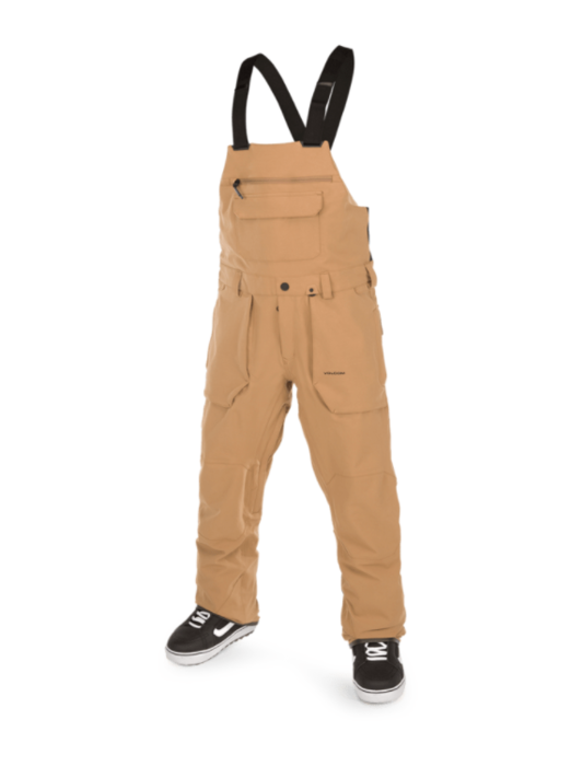 Mens VOLCOM Roan Bib Overall CARAMEL G1352306 CRL