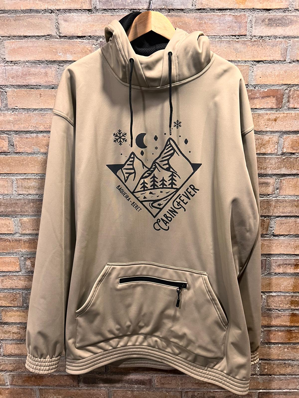 CABIN FEVER X LFM Logo Tech Pullover BROWN  -1