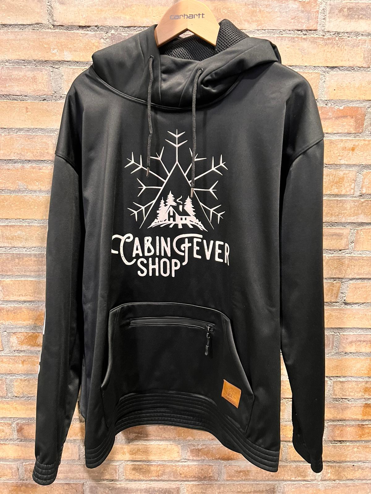 CABIN FEVER X LFM Logo Hoodie BLACK  -1