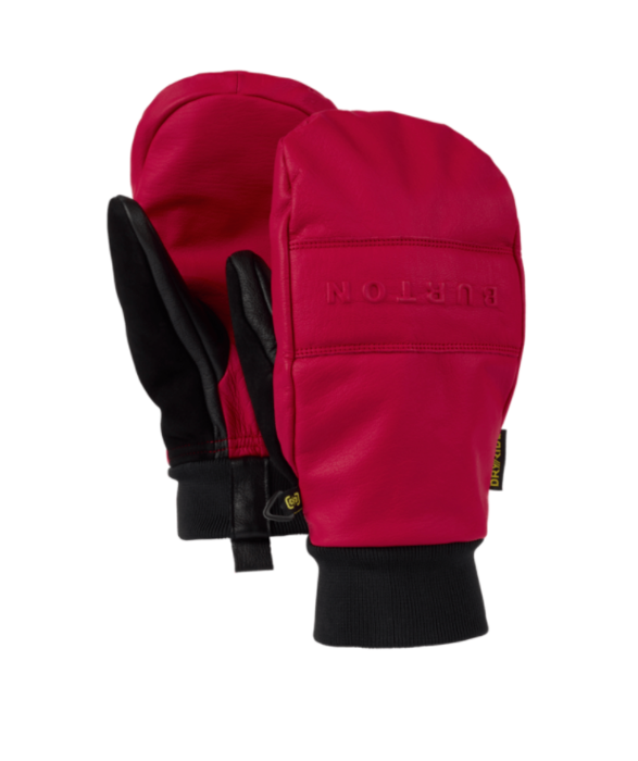 BURTON Treeline Leather Mittens RED 234141 600