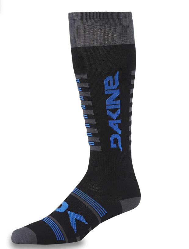 Men's DAKINE Thinline Sock BLACK / BLUE - 1