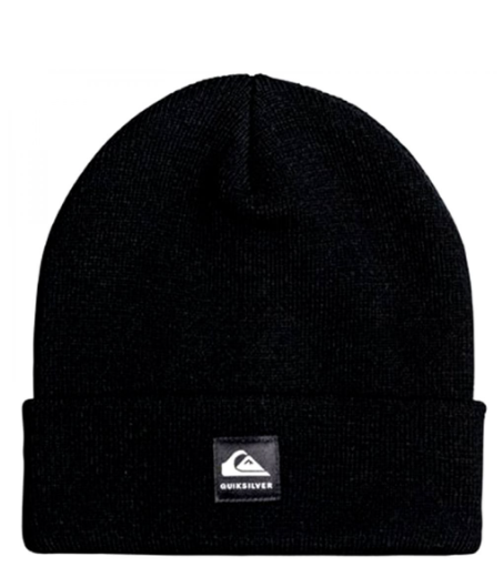 Men QUICKSILVER Brigade Beanie BLACK HEATHER eqyha03241 - 1