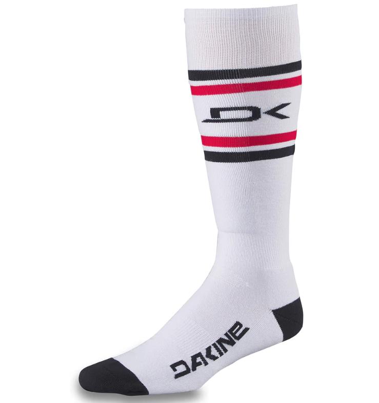 Men DAKINE Freeride Socks WHITE  - 1