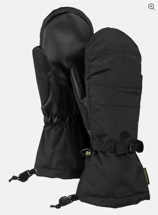 Women's BURTON Profile Mittens TRUE BLACK - 1