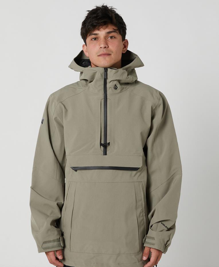 VOLCOM Brighton Pullover LIGHT MILITARY - 1