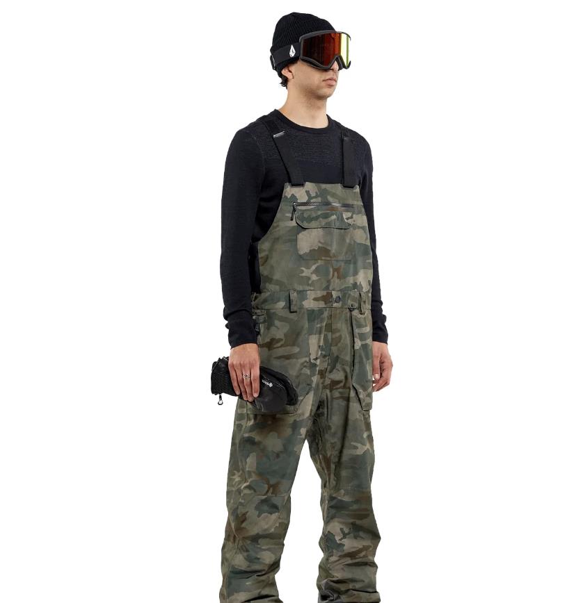 VOLCOM Rain Gore-Tex Bib Overall CLOUDWASH CAMO - 1