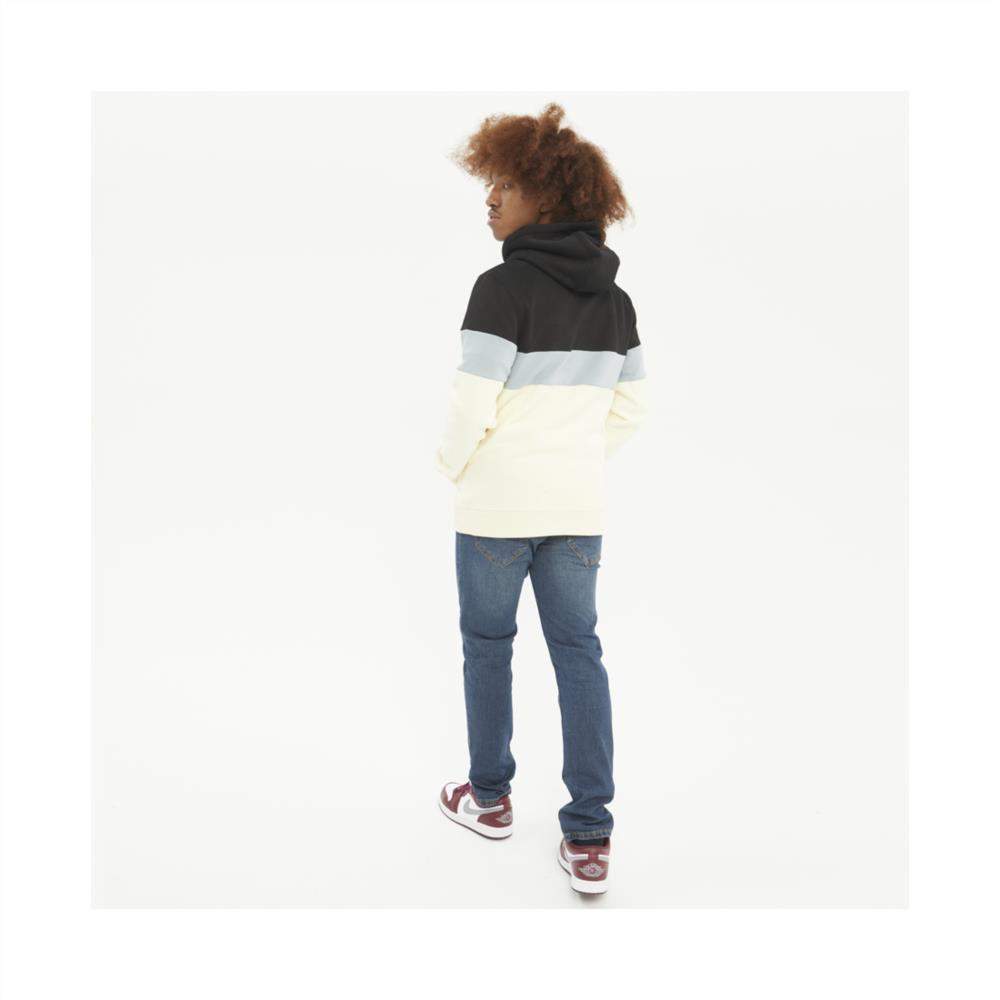 Men HYDROPONIC Hoodie Harlem BLACK / MISTY BLUE / OFF WHITE - 2